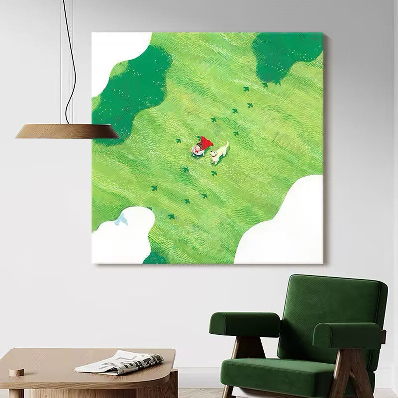 Playful Landscape Art Print