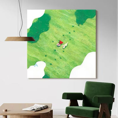 Playful Landscape Art Print