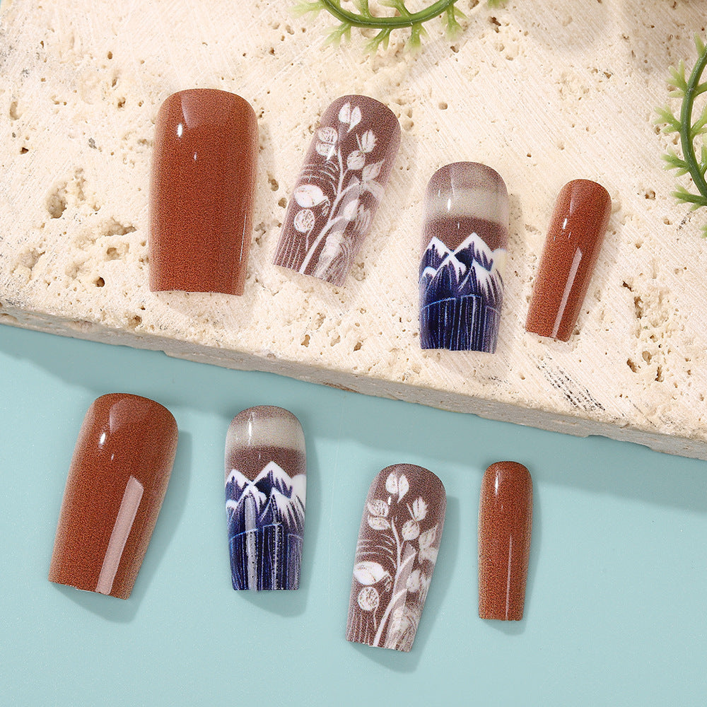Nail Art Set with Floral Patterns Acalora