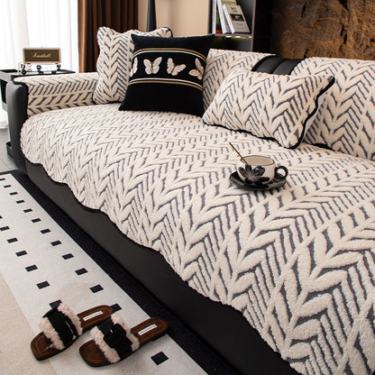 Plush Decorative Sofa Cover