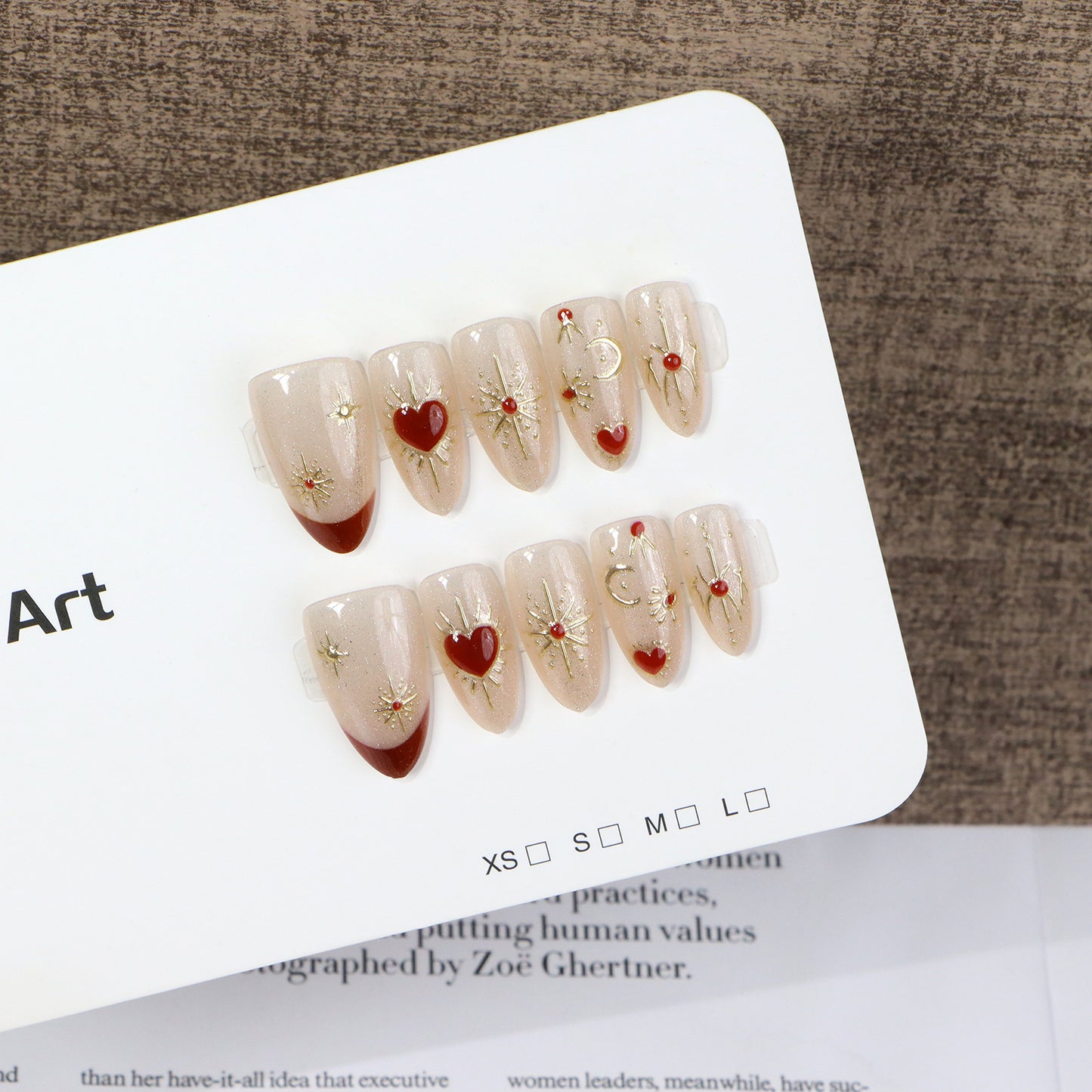 Decorative Press-On Nail Set Acalora