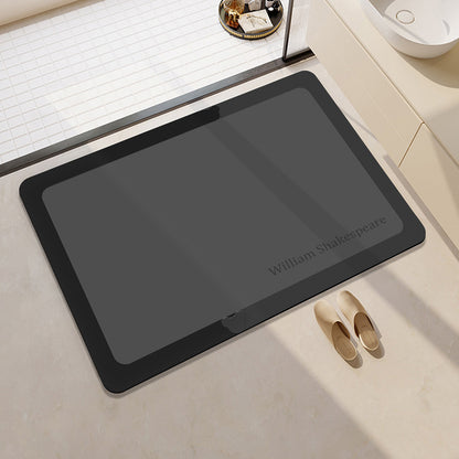 Abstract Geometric Pattern Bath Mat Acalora