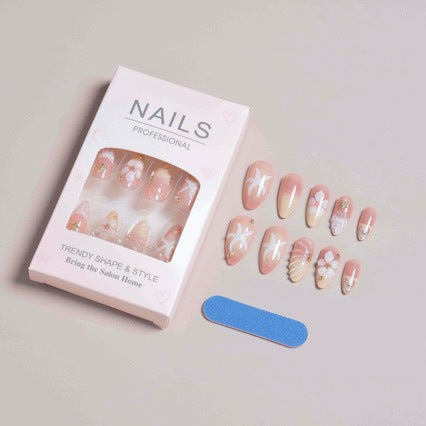 Premium Decorative Press-On Nail Set Acalora
