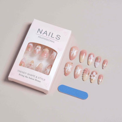 Premium Decorative Press-On Nail Set Acalora