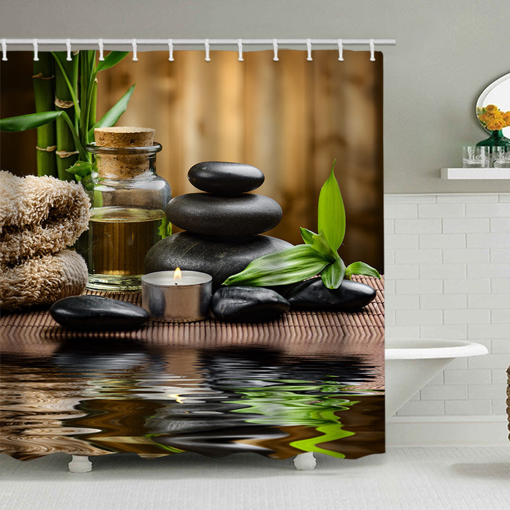 Tranquil Zen Nature Shower Curtain