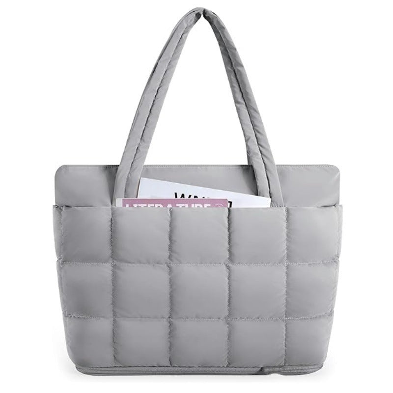 Quilted Oversized Tote Bag Acalora