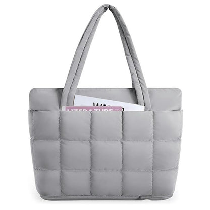 Quilted Oversized Tote Bag Acalora