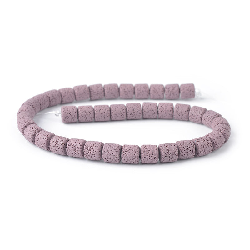 Natural Lava Stone Bead Necklace Acalora