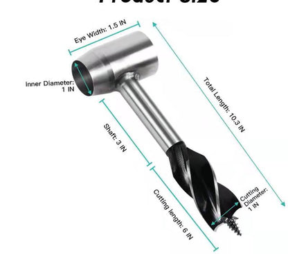 Skanto | SAKER® UPGRADE BUSHCRAFT HAND DRILL WITH WRENCH