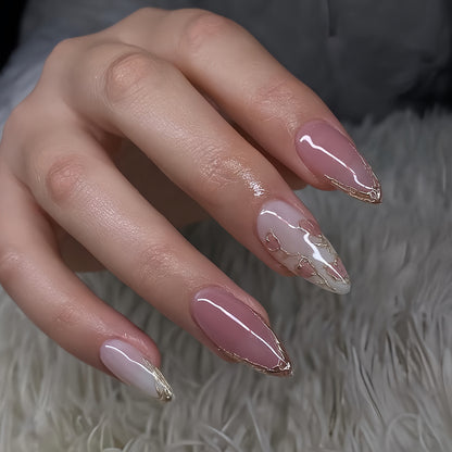 Artistic Stiletto Nail Art Extensions Acalora