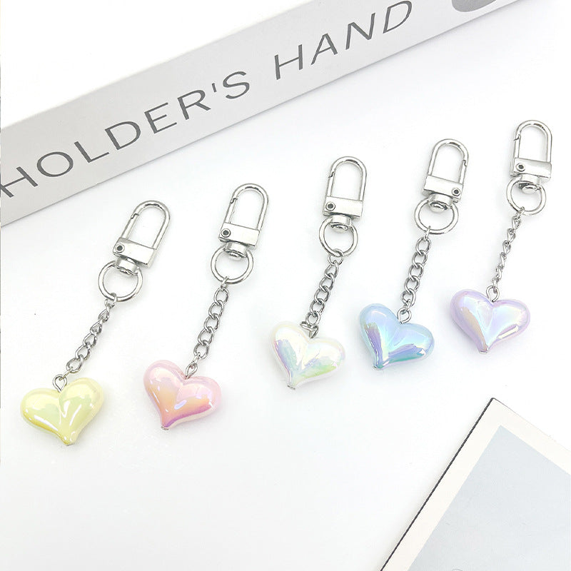 Heart-Shaped Keychain Charm Acalora