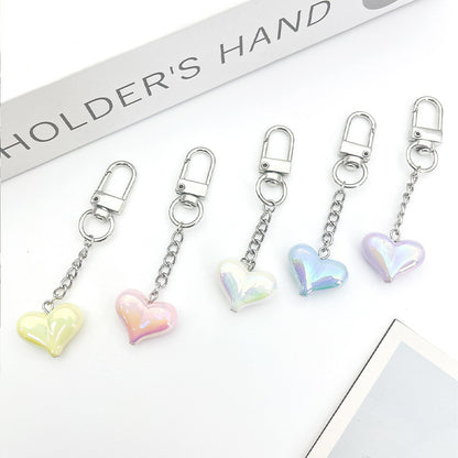 Heart-Shaped Keychain Charm Acalora