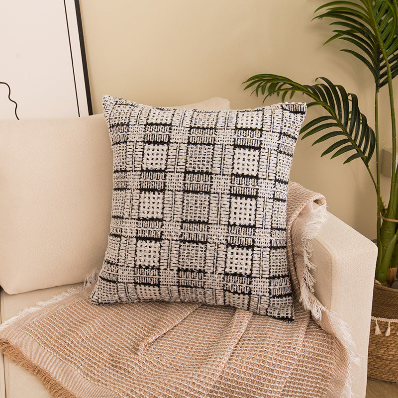 Decorative Dot Print Throw Pillow