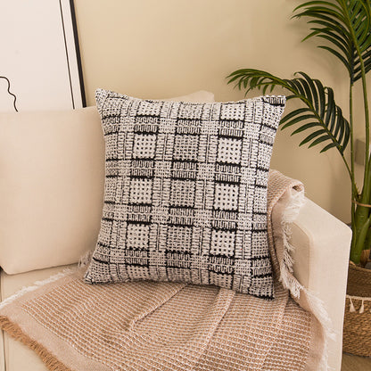 Decorative Dot Print Throw Pillow
