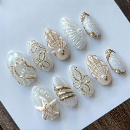 Artisanal Press-On Nail Set Acalora