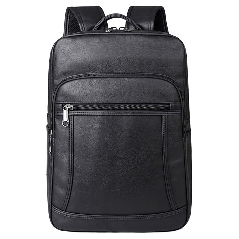 Sleek Professional Leather Laptop Backpack Acalora