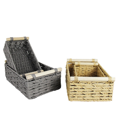 Woven Natural Storage Basket Acalora