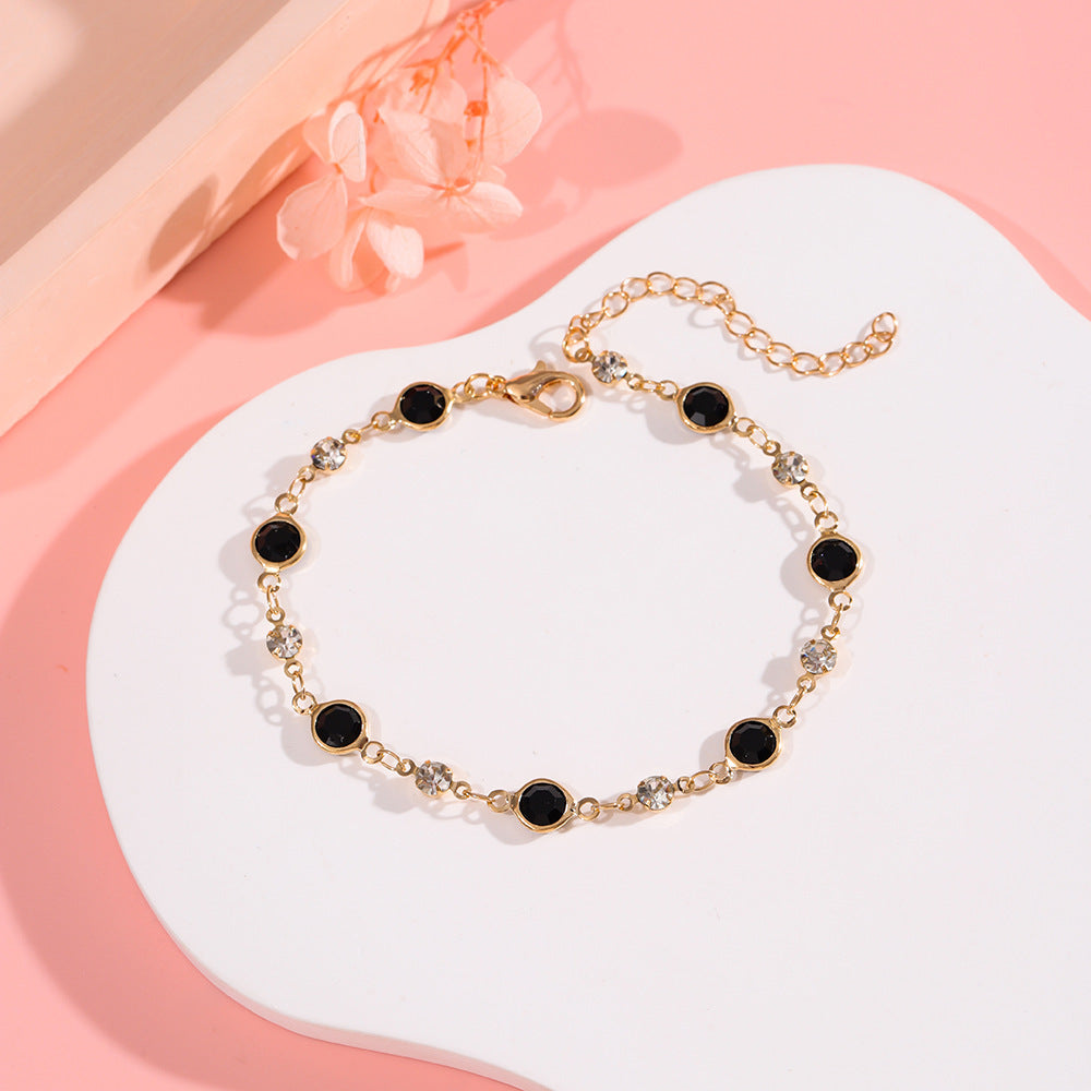 Elegant Crystal Adorned Bracelet Acalora