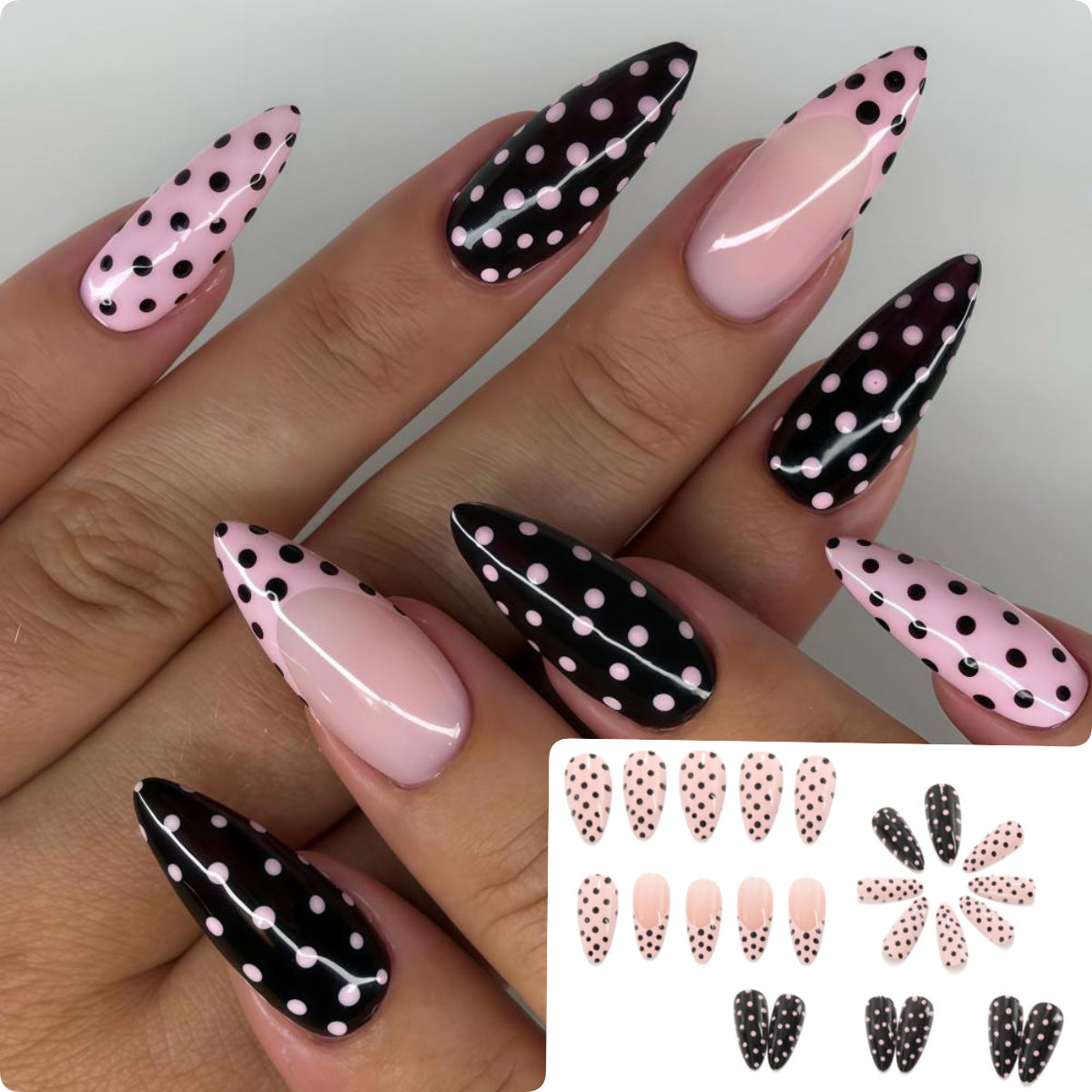 Creative Points Design Artificial Nails Acalora