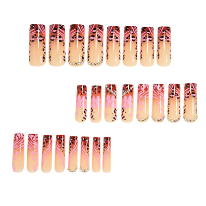 Artistic Press-On Nail Art Tips Acalora