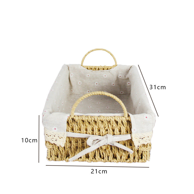 Handcrafted Woven Storage Basket Acalora
