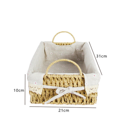 Handcrafted Woven Storage Basket Acalora