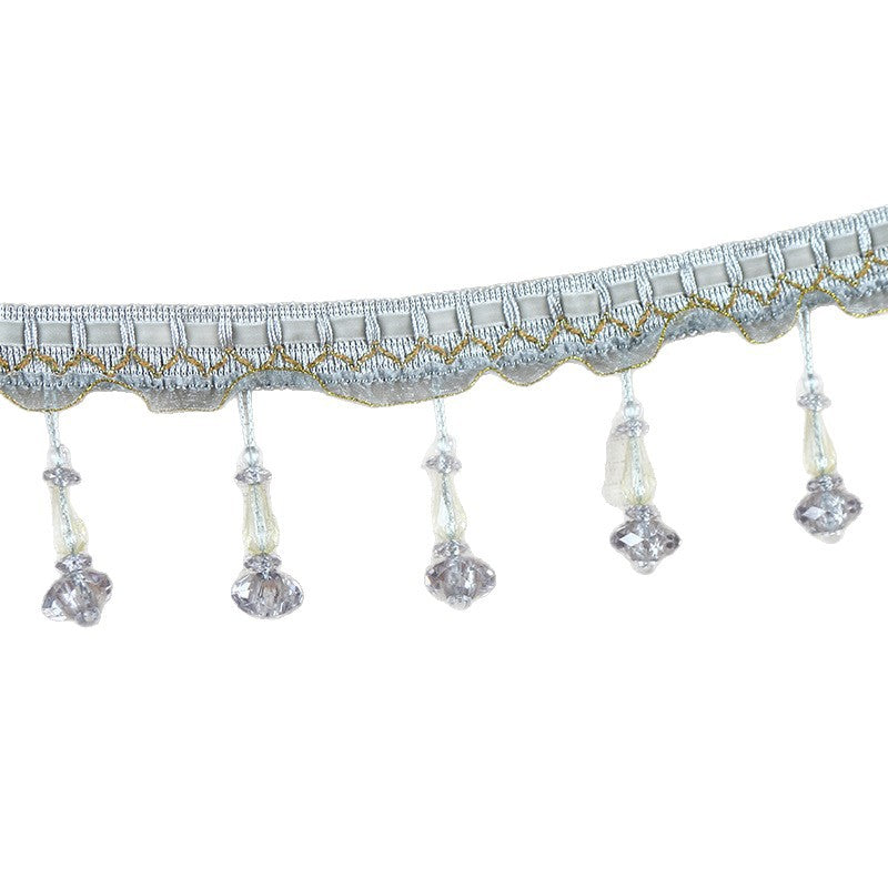 Decorative lace trim with pearls Acalora