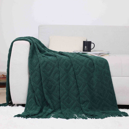 Cozy Knit Throw Blanket