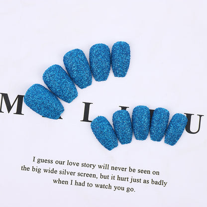 Glittering artificial nails in modern design Acalora