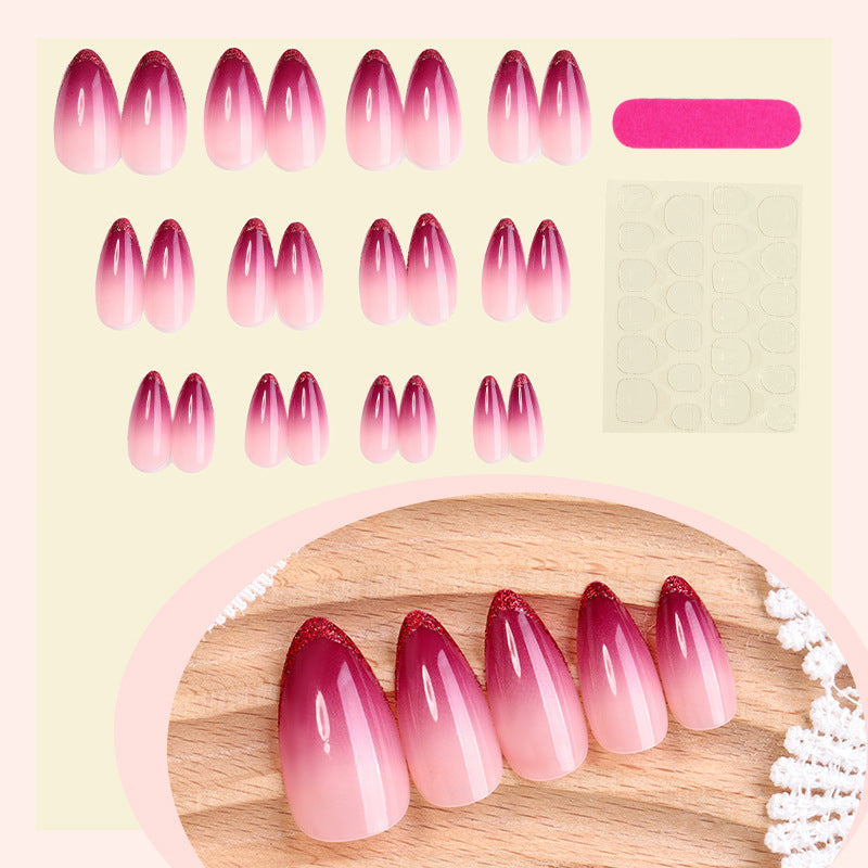 Gradient Ombre Press-On Nail Set Acalora
