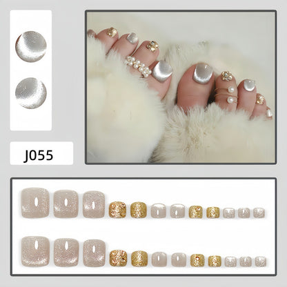 Artificial nails in elegant shine design Acalora