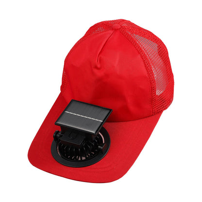 Unisex Cooler Baseball Sun Hat with Integrated Fan Brehn