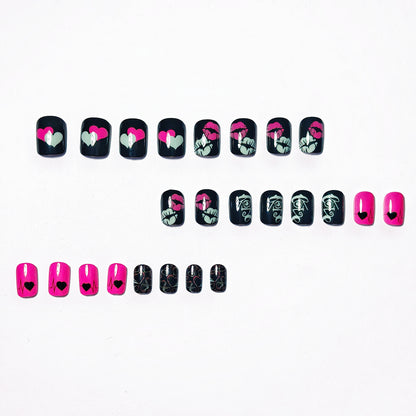 Creative Love-Themed Nail Art Acalora