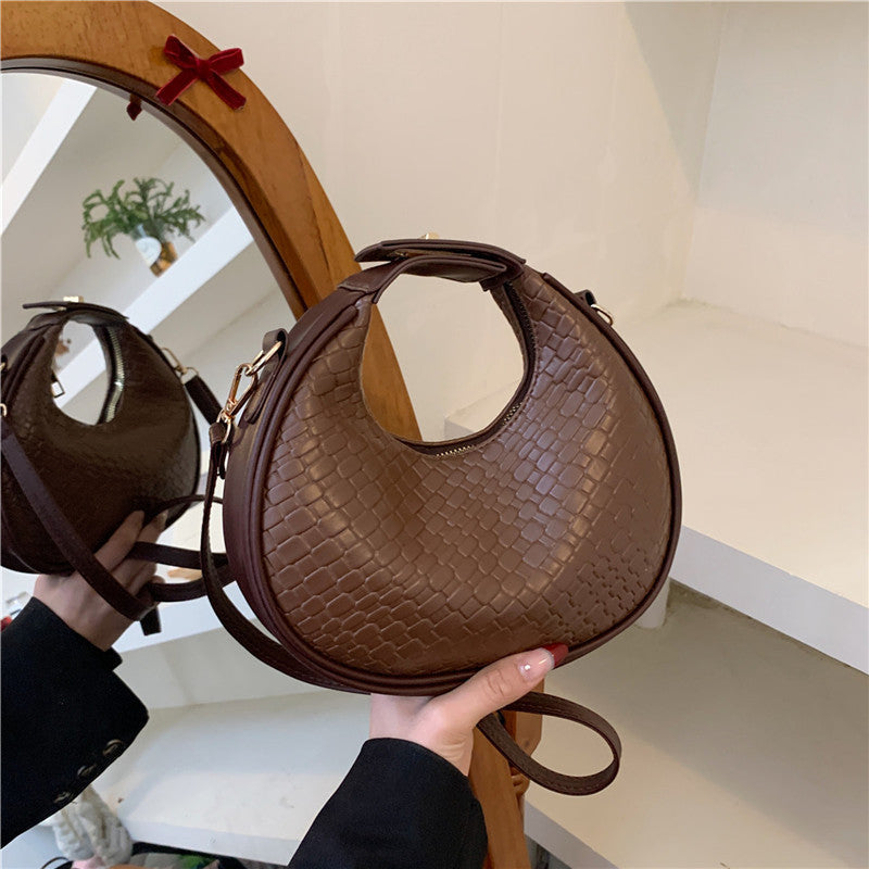 Textured Woven Crossbody Bag Acalora
