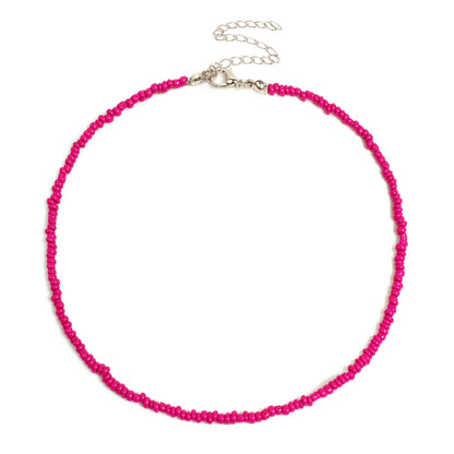 Colorful Beaded Choker Necklace Acalora