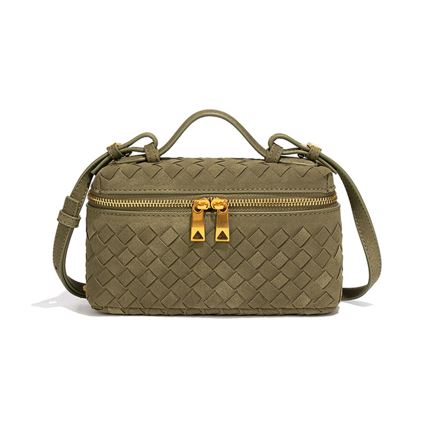 Textured Suede Crossbody Handbag Acalora