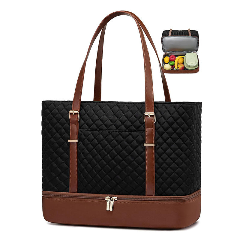 Insulated Lunch Tote with Multi-Pocket Design Acalora