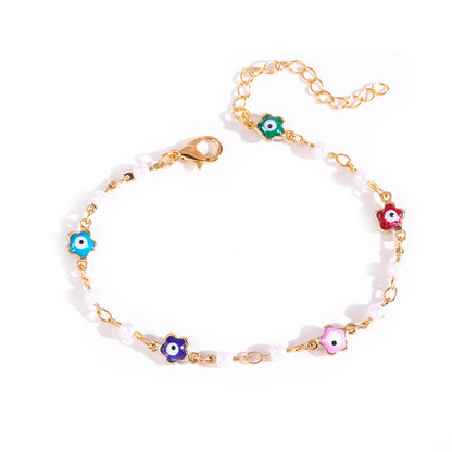 Colorful Charm Ankle Bracelet Acalora