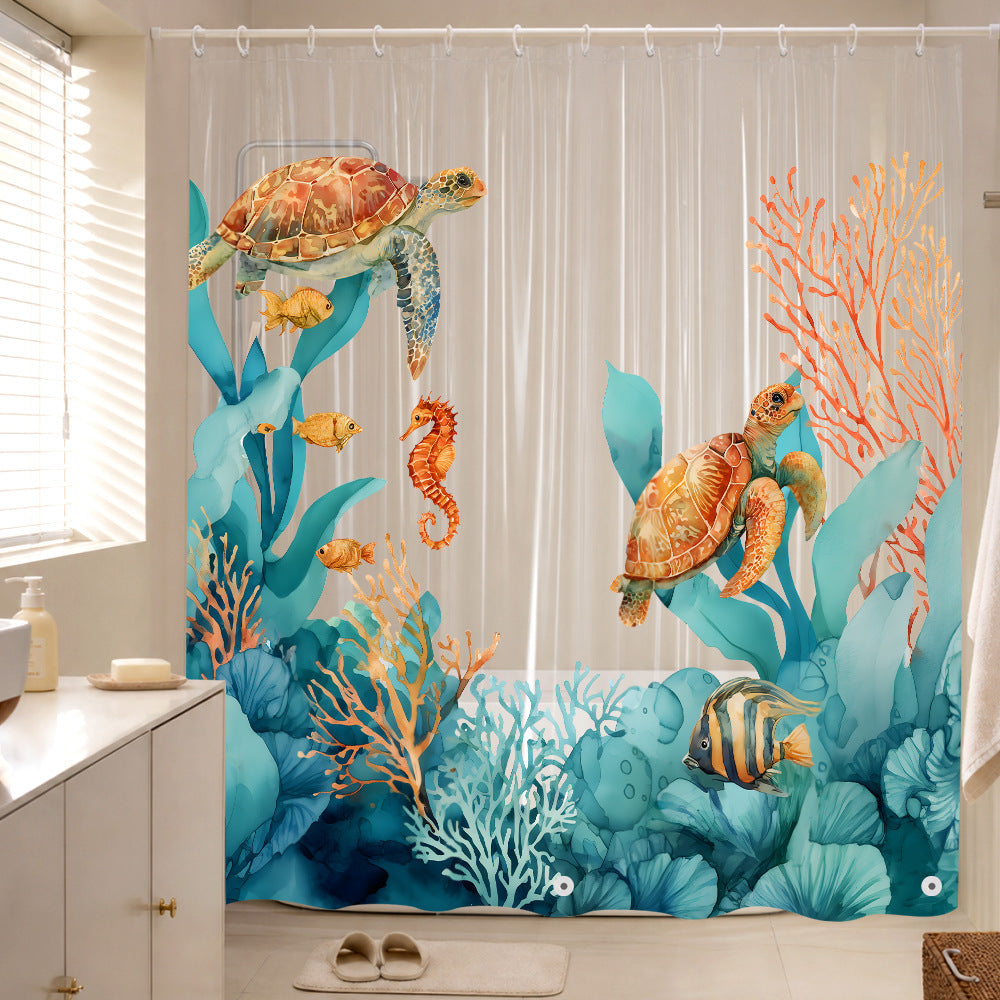 Underwater-themed Shower Curtain