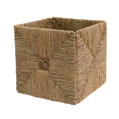 Rectangular Natural Fiber Storage Basket Acalora