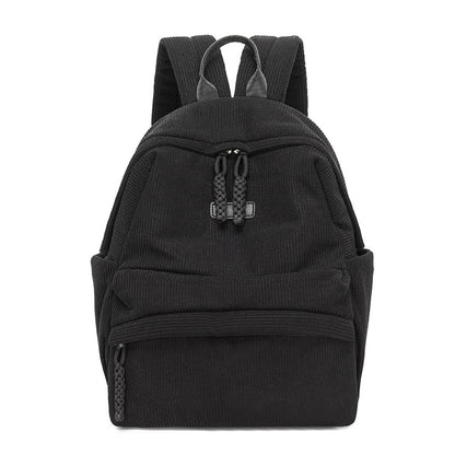 Stylish Corduroy Backpack Acalora