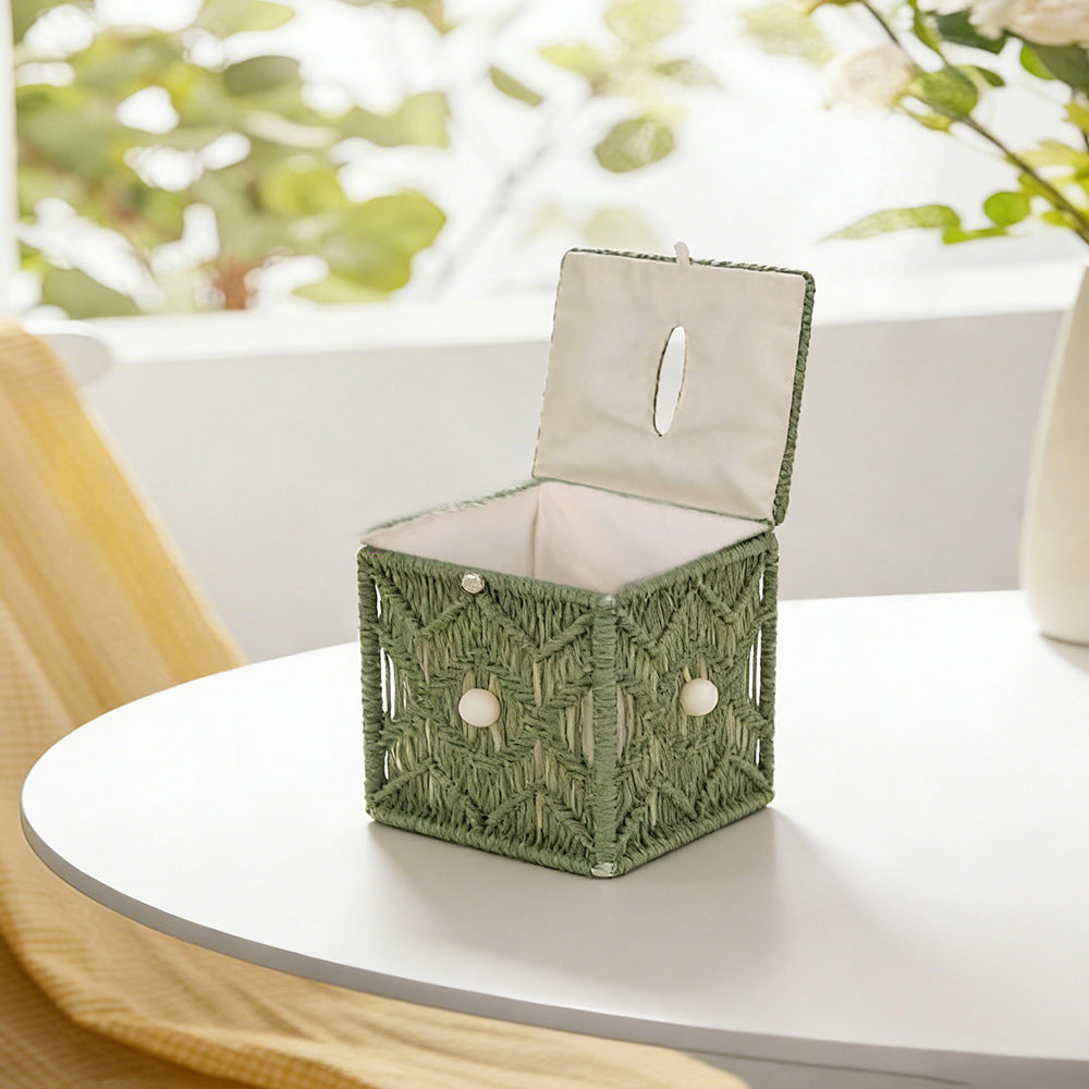 Macrame Storage Box Acalora