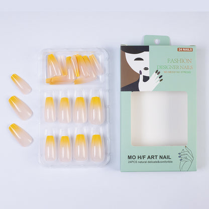 Acrylic Nail Set with Ombre Effect Acalora