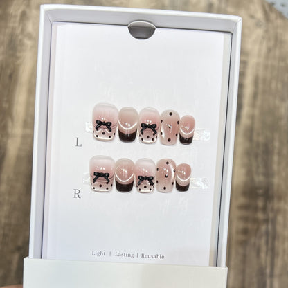 Whimsical Press-On Nail Art Set Acalora