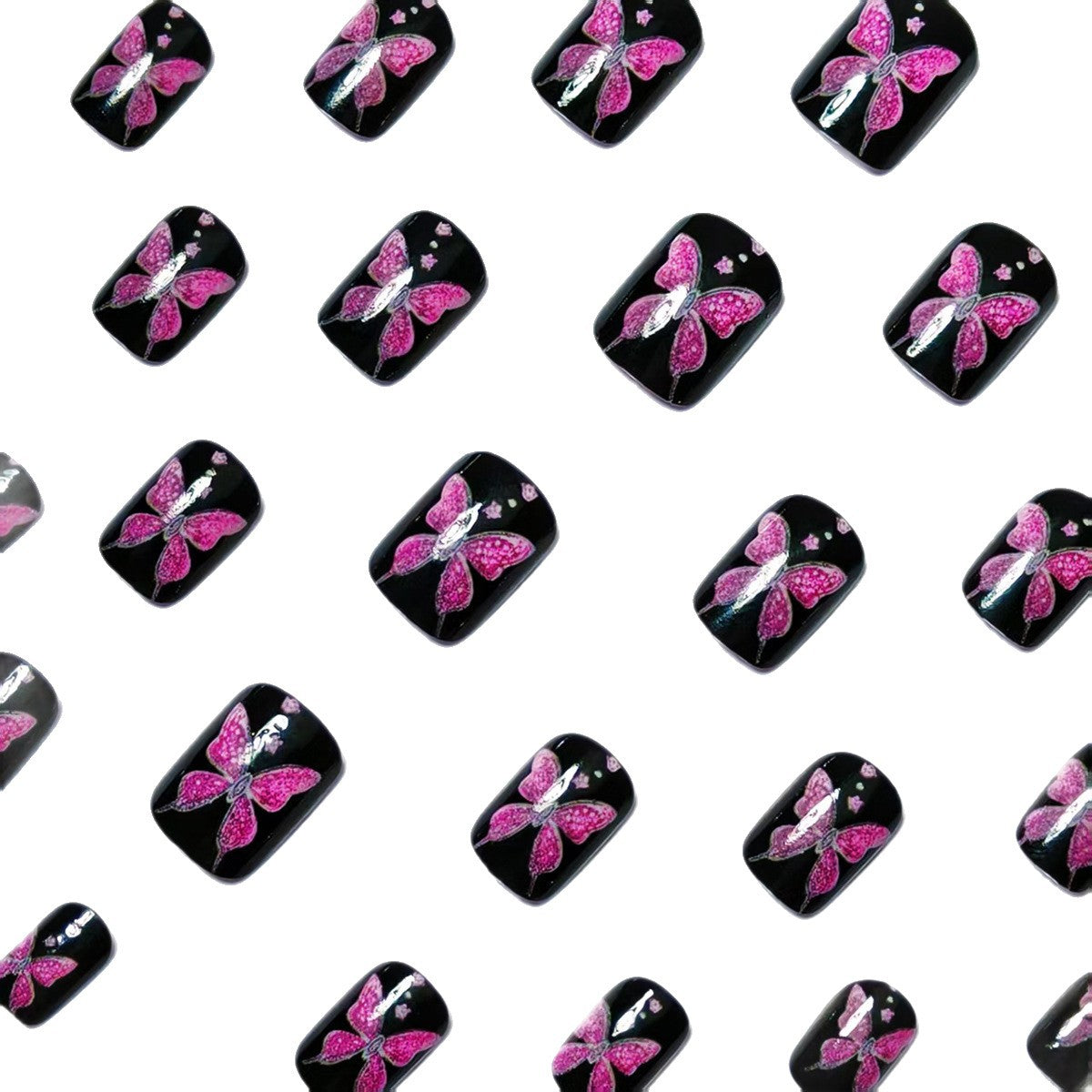 Artistic Butterfly Nail Art Acalora