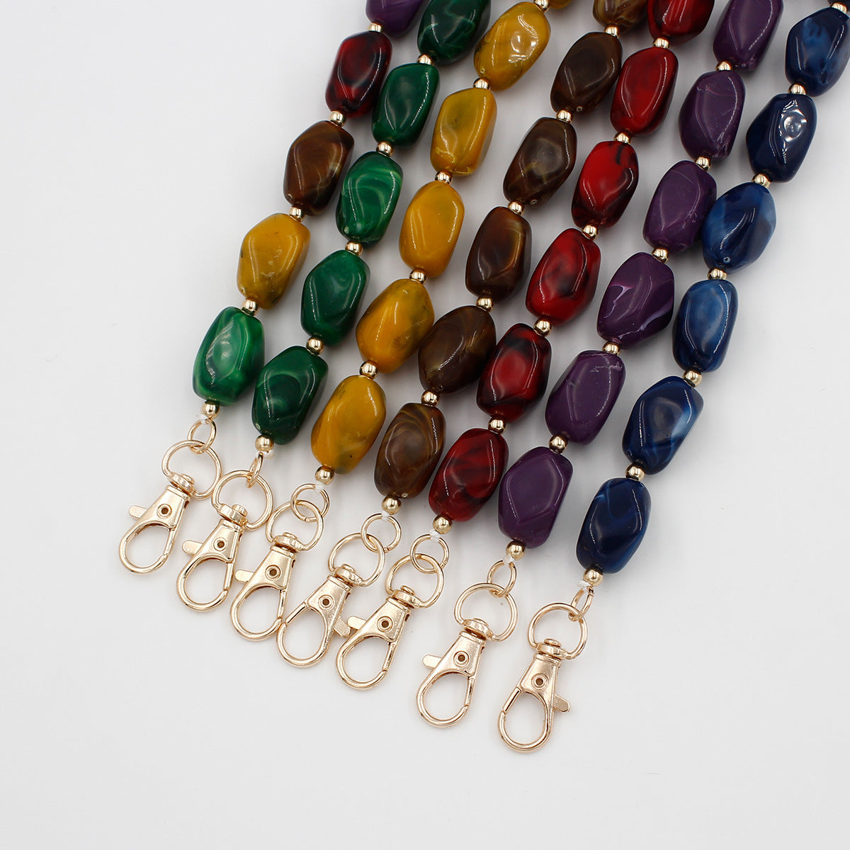 Elegant Beaded Eyewear Chain Acalora