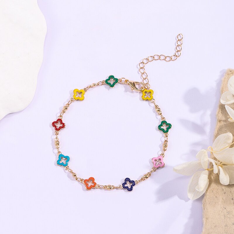 Colorful Charm Anklet Acalora
