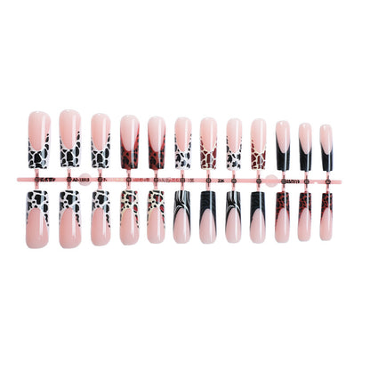Artistic Patterned Press-On Nail Set Acalora