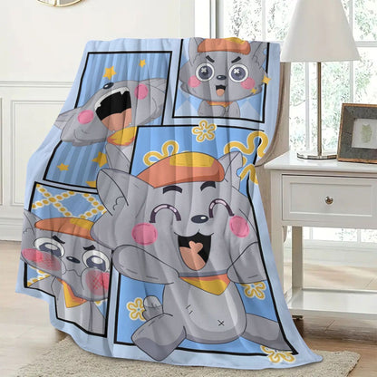 Cartoon Character Fleece Blanket
