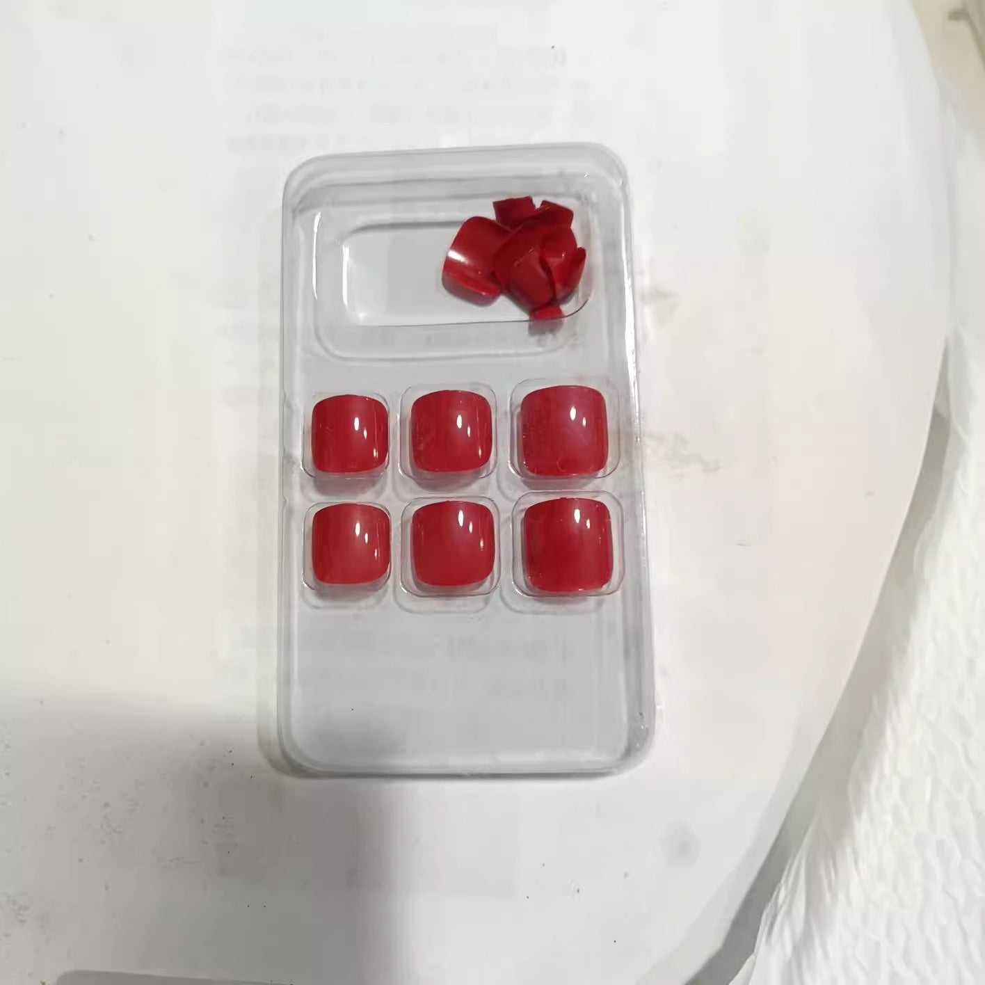 Premium Smooth Square Press-On Nail Set Acalora